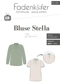 Fadenkäfer Papierschnittmuster Bluse Stella Damen